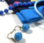 Vintage 80s 90s Fun Funky Mod Lucite Costume Jewelry Accessory Set Multicolor