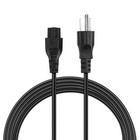 5ft 3 Prong Mickey Mouse Power Cord Cable For Laptop Pc Printer Adapter Charger