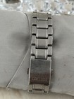 Seiko Kinetic 100m 5m83-0aa0 Black Dial Day Date Men   s Watch Working