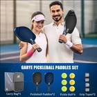 Garye Pickleball Paddles Wl-01 Set Of 2  Usapa Approved Carbon Fiber