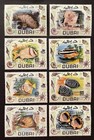 Travelstamps  1969 Dubai Stamps Scott  101-108 - Tropical Fish Used Cto Og   Ng
