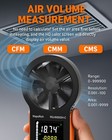 Digital Anemometer Cfm Wind Speed Gauge Air Flow Velocity Meter Hvac 0 3-30m s