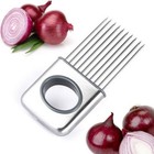 Onion Holder Slicer Vegetable Tools Tomato Cutter Kitchen Gadget Stainless Steel