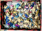 Wooden Jigsaw Puzzle Irregular Shaped Pieces Colorful Adult Puzzle Brain Teaser