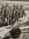 Vintage 1974 Autographed Roger Mccluskey Indy 500 Photo Snapshot 8x10  f11 