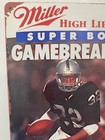 Miller High Life Beer Los Angeles Raiders Sign - Marcus Allen - Nfl