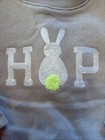 Baby Gap Easter Bunny Hop Knit Beige 2 Piece Unisex Size 6-12 Sweatshirt shorts