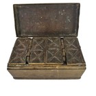 Antique Southeast Asian Filipino Brass Betel Nut Box Hand Crafted Box 7 5 
