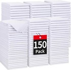 White Microfiber Cleaning Cloth  150 Pack Shop Towels All-purpose Cleaning Ra   
