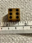 Vintage Butterscotch Bakelite Dice 1 Regular Size And 6 Mini Dice