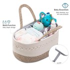 Baby Diaper Caddy Organizer  Portable Nursery Storage Basket With Changeable    