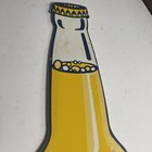 Vintage 1980s Corona Extra Cerveza Beer Bottle Tin Metal Sign
