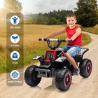 Christmas 6v Kids Ride On Electric Atv Ride On Car W  Led Headlights Ride-on Toy