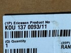 Ericsson Kdu 137 0093 11 Ran Processor 6651 New Sealed
