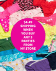Victoria s Secret Vs Pink Bling Rhinestone Cotton Thong String Panty V Cut Large