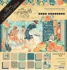 Graphic 45 Cafe Parisian Bundle Lot 12x12   8x8 Paper Pads Chipboard ships Free 