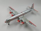 Vintage Yonezawa American Airlines Battery Operated Dc-7c Plane  W  Box Untested