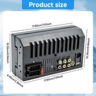 Double 2 Din Car Stereo Radio Mp5 Touch Screen Bluetooth Fm Usb   Rear Camera Us