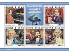 Guinea-bissau 2019 Mnh Music Stamps German   Austrian Composers Beethoven 5v M s