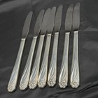 Daffodil 1950 Set 7 Dinner Knives Hollow Hdl Modern Blade By 1847 Rogers Bros