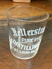 Kellerstrass Pure Rye Pre-pro St  Louis  Mo Distilling Co Etched Shot Glass Wow 