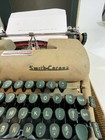 Smith Corona Typewriter With Carry Case Green Keys