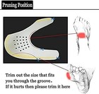 Airdminystion 6 Pairs Shoe Crease Preventers  Dunks And 7-12  Black white 