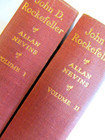 John D  Rockefeller 1940 Author Signed 1st Edition 2-volume Set  1st Billionaire