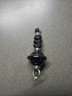 42 Cosmo Braided Lanyard Bead Zirconium Black Fidget