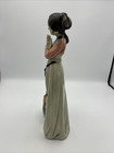 Chinese Shiwan Ceramic Lady Figurine 12  Tall