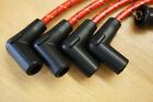 Farmall A Av B Bn C C113 Super A  Red Cloth Cover Copper Spark Plug Wire Set Ih