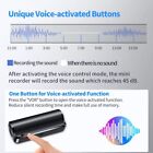 Digital Spy Voice Activated Recorder Mini Hidden Audio Recording Device 16 32gb