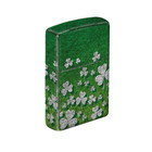 Zippo Lighter - Ombre Green Shamrock Chrome Finish