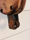 Antique Anvil Brand Wood Block   Tackle Pulley