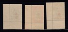 Thailand B31-33 Corner Pl    1939 Semi-postal Overprint Set  Mint Nh  Scott  120