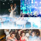3000w Dmx Smoke Fog Bubble Machine Rgb Led Light Bubble Blower Stage Dj Fogger