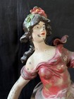 Antique Bronze Louis Auguste Moreau French Painted Sculpture  Signed