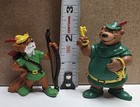 Vtg 1982 Disney Robin Hood   Little John Bully Figures Pvc Rubber W  Germany Lot