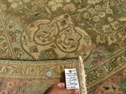 7x10 Green Antique Rug Oriental Handmade Vintage Handwoven Old Blue Muted 6x10