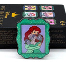 Loungefly Disney Princess Flower Bouquet Glitter Portrait Blind Pin Ariel New