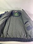 Weatherproof Microsuede Navy Blue Bomber Like Jacket W  Hood Wpl11590 Size M