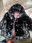 Vtg Luxurious Black Real Ranch Mink Fur Jacket Coat Pockets Sz L Made In Canada