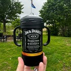 Adult Themed Uv Printed 10oz Insulated Sippy Cup Jack Daniels Handles Funny Gift
