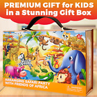 Quokka 48 Pieces Giant Floor Puzzles For Toddlers Ages 4-6   2x3 Ft   Africa