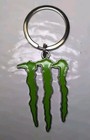 Monster Energy Drink Keychain Key Ring Green Logo Metal Enamel Swag Brand New  
