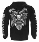 Harley-davidson Men s Lightning Crest Full-zippered Hooded Sweatshirt  Black
