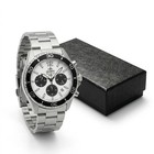 Orient Men Mako Solar Chronograph Sport Quartz Watch Waterproof  Luminous