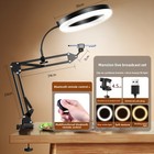 10  Ring Light With Overhead Phone Mount Led Selfie Light For Video Recording Us