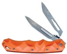 New Havalon Piranta Stag Orange Replaceable Blade Knife Holster   7 Blades