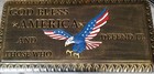 God Bless America Concrete Bench Mold  Plastic Mould Made From 3 16 